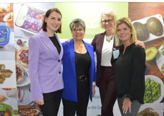 Fiona Meads, Alanna Pedersen, Shannon Boase and Rhonda Sanders with CKF/Earthcycle are having lots of meetings, discussing sustainable packaging options.